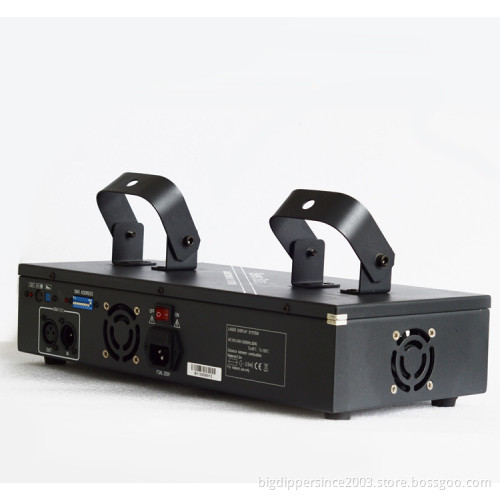 rgb laser light Big Dipper three eyes DMX dj lights disco